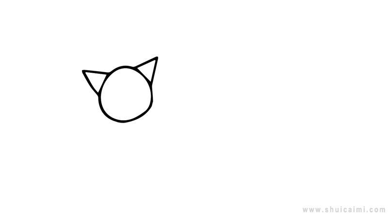 猫咪简笔画怎么画 猫咪简笔画步骤