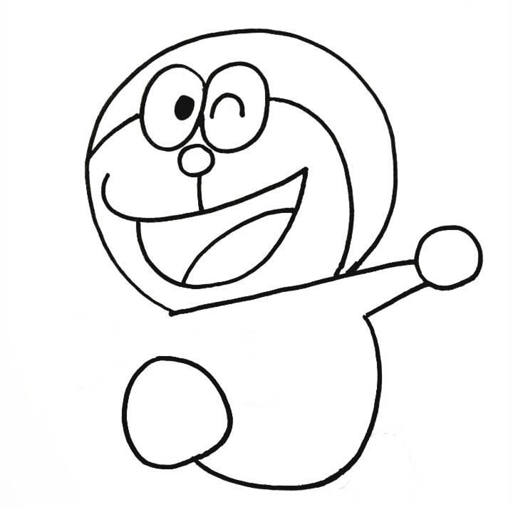 叮当猫简笔画图片大全 叮当猫简笔画图片大全彩色可爱