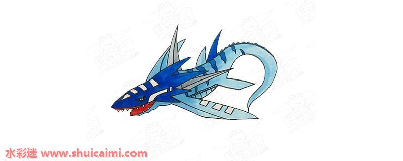 恐龙带颜色怎么画 恐龙简笔画图片