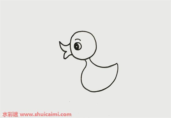 小鸭怎么画 小鸭简笔画简单好看彩色