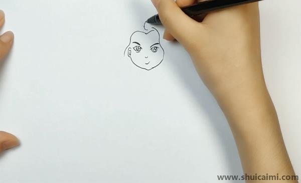 黑寡妇儿童画怎么画 黑寡妇简笔画彩色卡通Q版