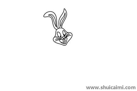 兔八哥儿童简笔画