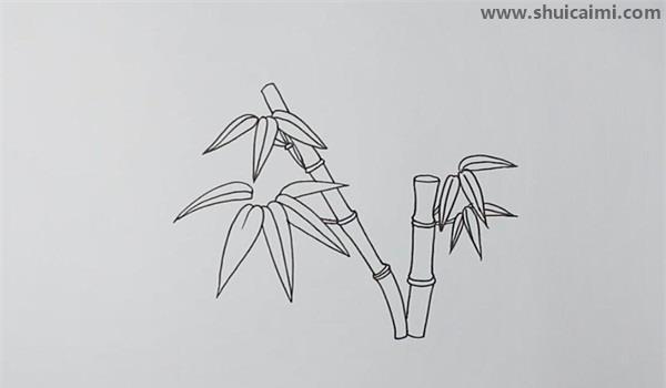 竹子简笔画怎么画 竹子简笔画顺序