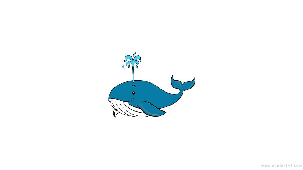 蓝鲸简笔画怎么画蓝鲸简笔画图片- 简笔画大全- 儿童简笔画图片大全