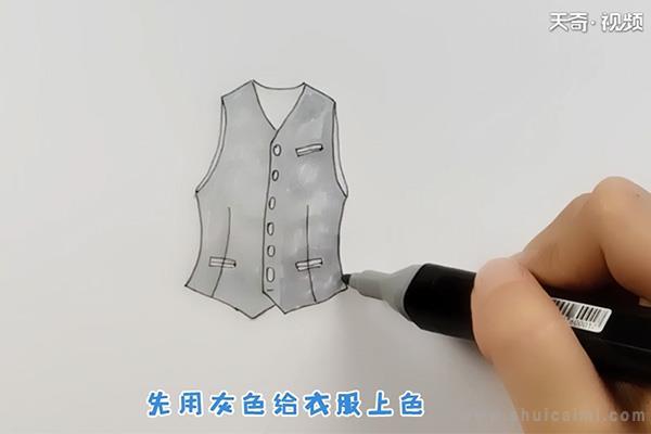 背心简笔画怎么画 背心简笔画简单
