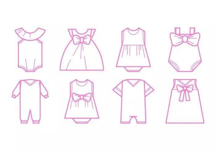 衣服简笔画 衣服简笔画彩色