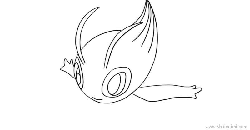 神奇宝贝神兽儿童画怎么画 神奇宝贝神兽简笔画简单