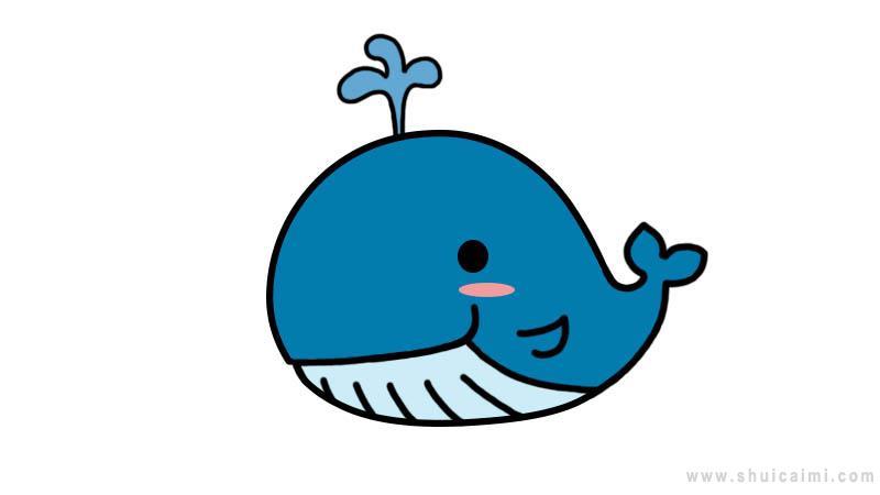 鲸鱼简笔画怎么画 鲸鱼简笔画顺序