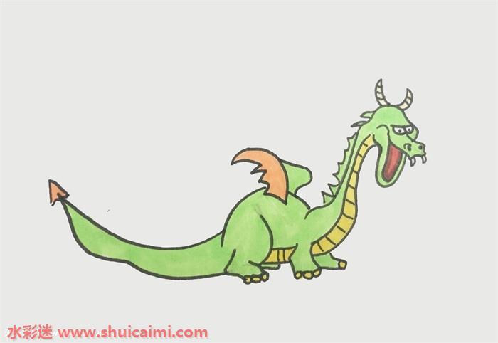 卡通可爱的飞龙简笔画怎么画霸气又帅气?