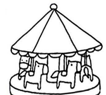 游乐场简笔画 游乐场简笔画儿童画