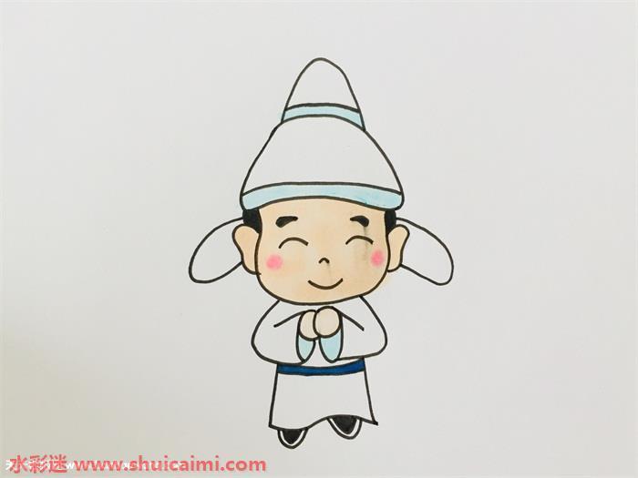 诗人李白怎么画 诗人李白简笔画图片大全彩色