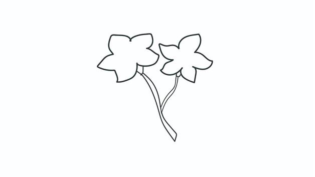 杜鹃花简笔画怎么画 杜鹃花简笔画简单