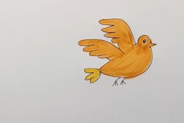 小鸟简笔画怎么画 小鸟简笔画画法
