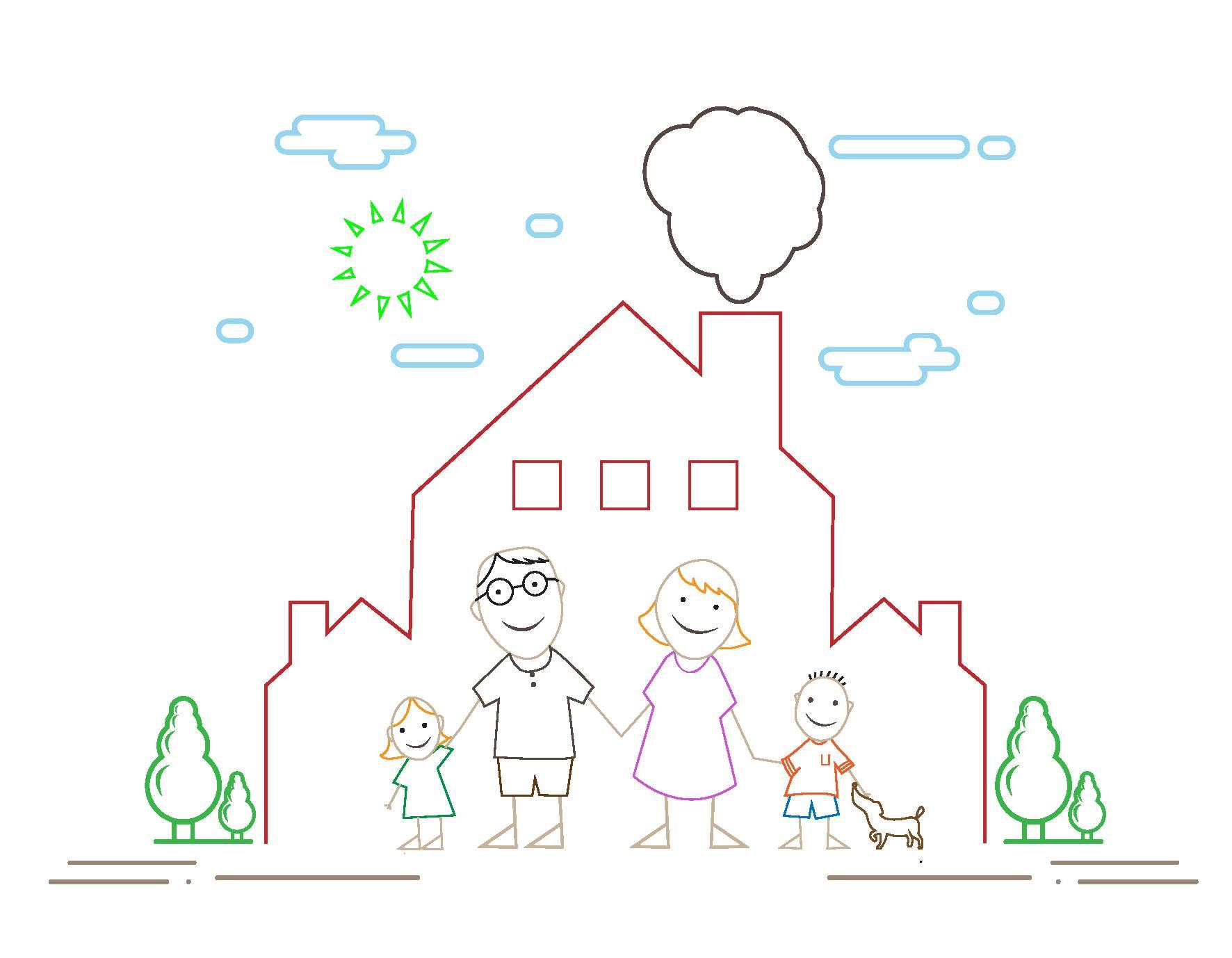 家人简笔画 家人简笔画简单又可爱