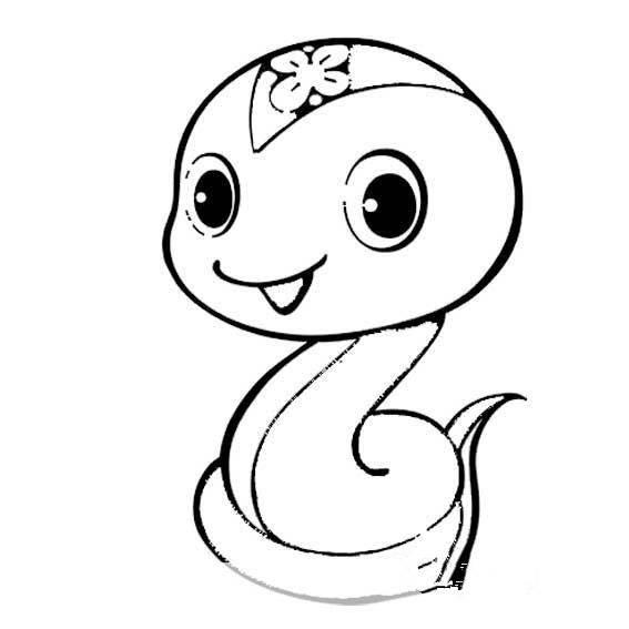 简笔画蛇 简笔画蛇图片