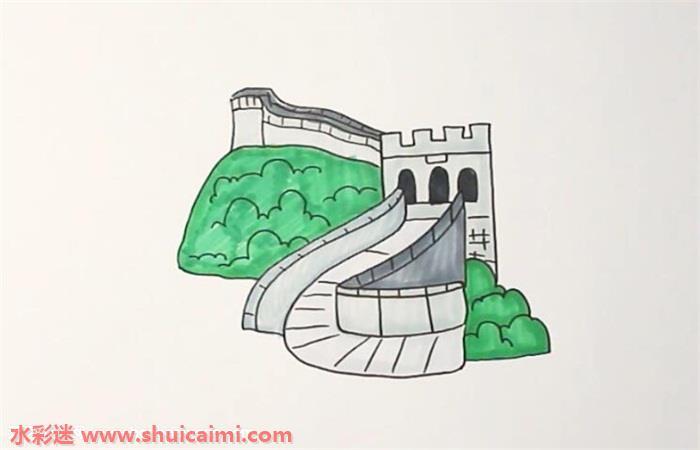 长城怎么画 长城简笔画画法