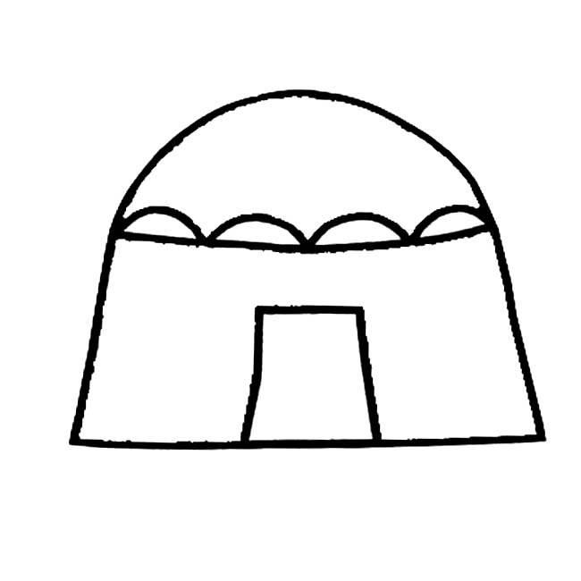 蒙古包简笔画 蒙古包简笔画怎么画