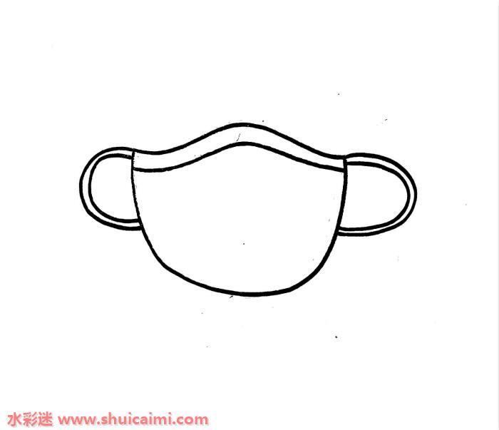 怎么画口罩？彩色简笔画口罩的画法分享