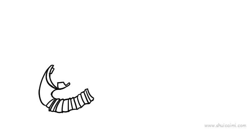 呼吸管儿童画怎么画 呼吸管简笔画简单