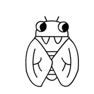 知了简笔画 知了简笔画图片