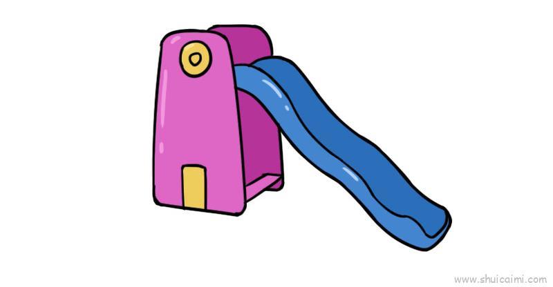 滑滑梯儿童画怎么画 滑滑梯简笔画简单又好看