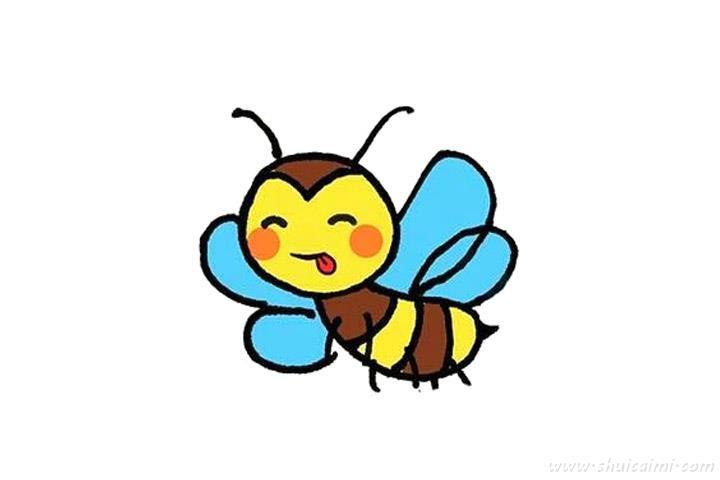 蜜蜂怎么画 蜜蜂简笔画画法