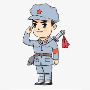 红军简笔画 红军简笔画简单又漂亮