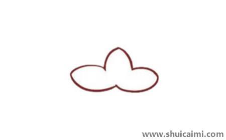 草莓彩色儿童简笔画