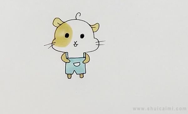 仓鼠弟弟简笔画怎么画 仓鼠弟弟简笔画画法