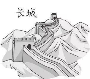 长城简笔画图片大全 万里长城简笔画图片大全