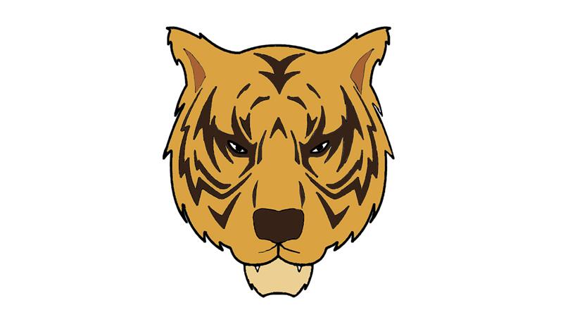 老虎头简笔画怎么画 老虎头简笔画简单又好看