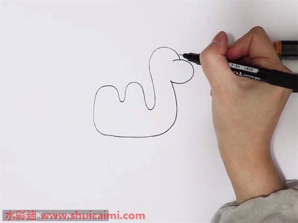 骆驼怎么画 骆驼简笔画简单彩色