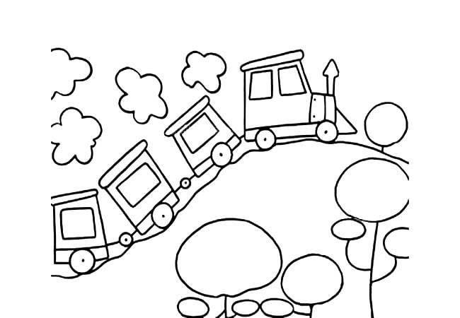 简笔画火车 简笔画火车头