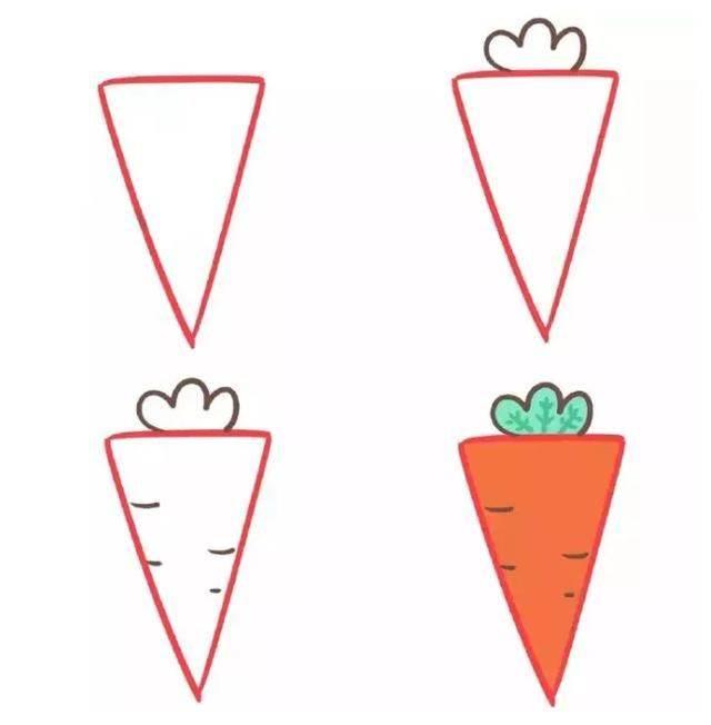 三角形简笔画 三角形简笔画图片