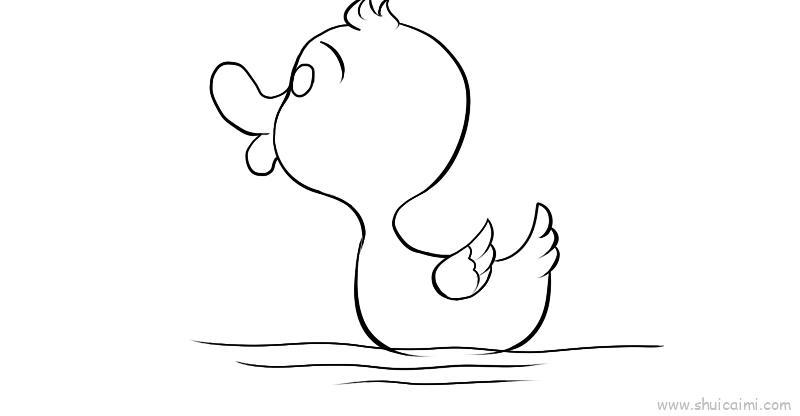 鸭子儿童画怎么画 鸭子简笔画好看
