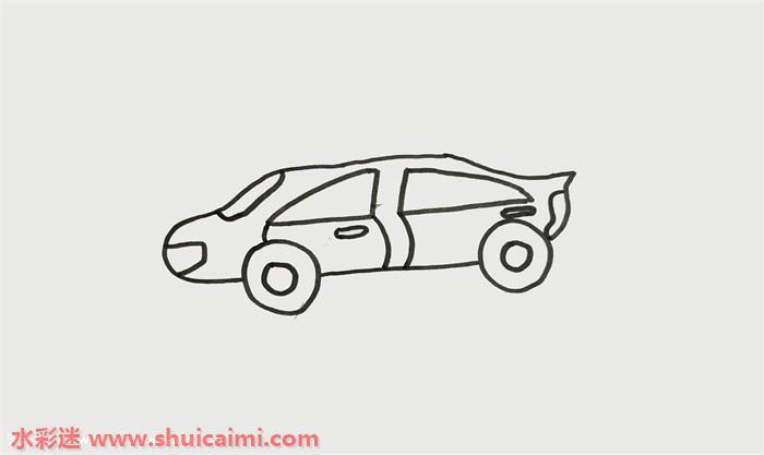 兰博基尼怎么画 兰博基尼简笔画步骤