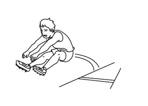 跳远简笔画 跳远简笔画儿童画