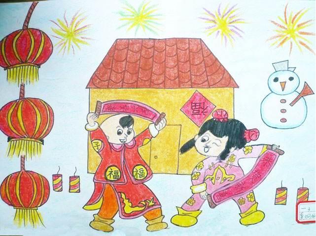 年画简笔画图片大全 年画简笔画图片大全简单儿童