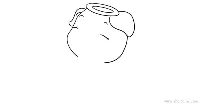 猪儿童画怎么画 猪简笔画步骤