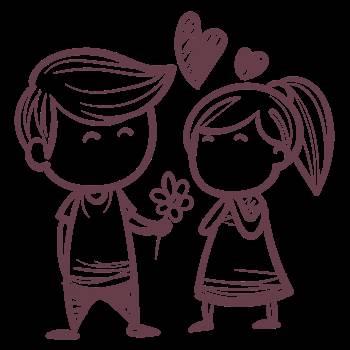简笔画情侣 简笔画情侣小人