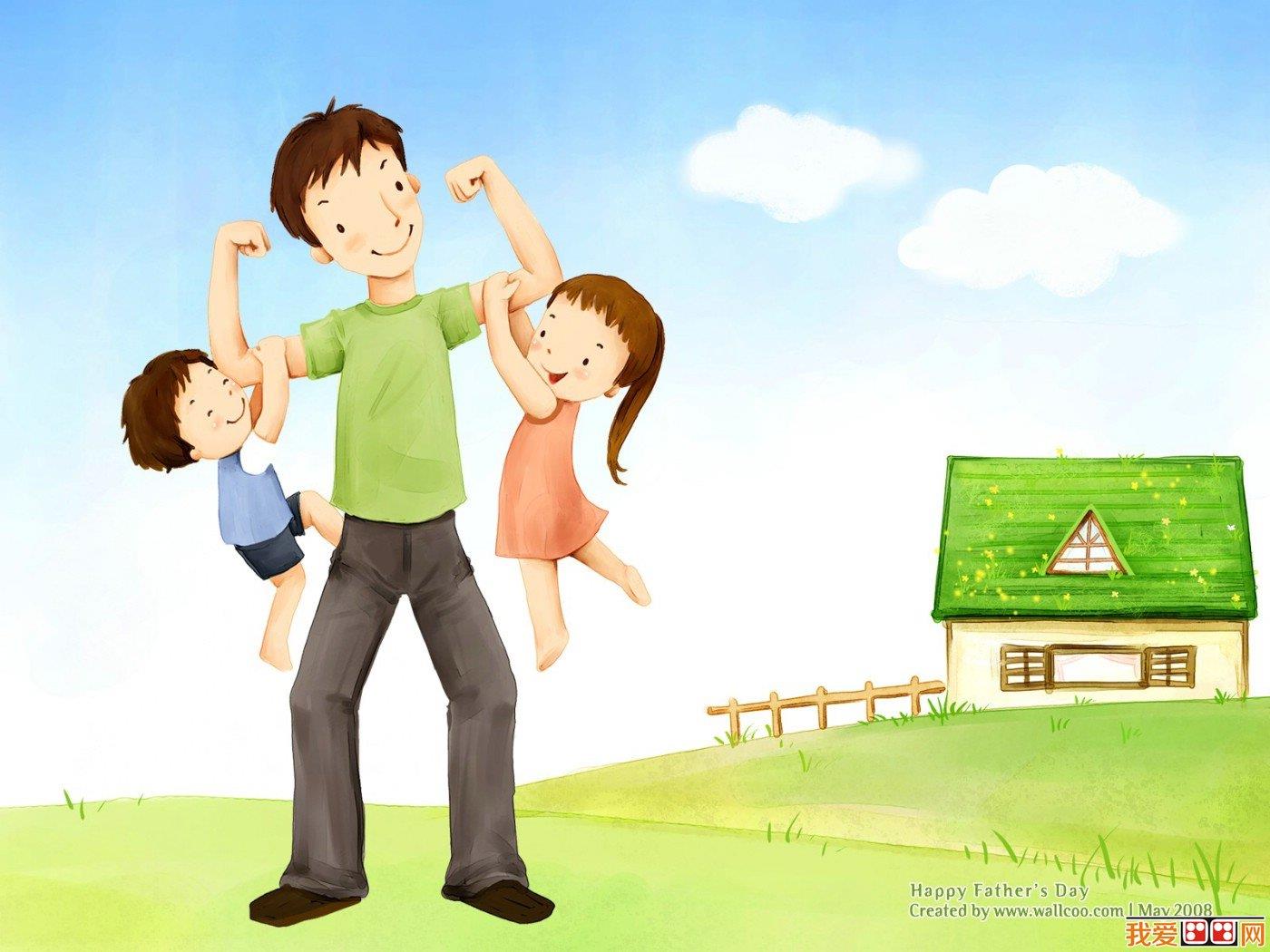 父亲节作品欣赏简笔画怎么画 父亲节作品欣赏简笔画图片