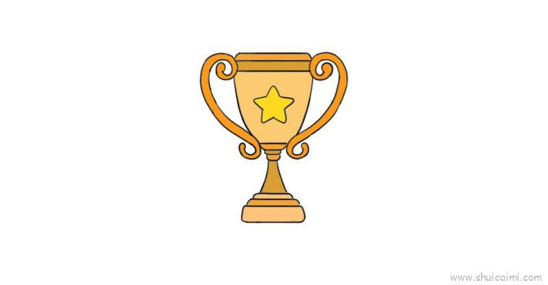 奖杯儿童画怎么画 奖杯简笔画简单又好看