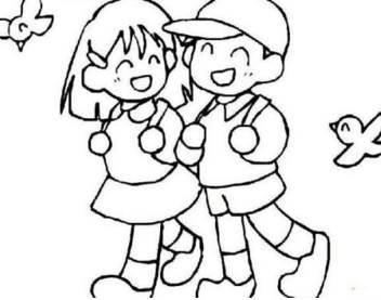 简笔画人 简笔画人物女孩可爱