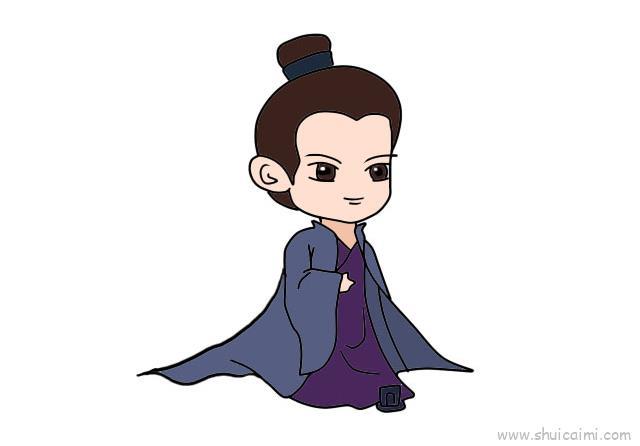 知否齐衡q版儿童画怎么画 知否齐衡q版简笔画图片大全