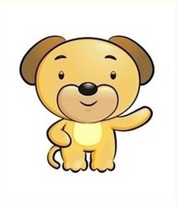 小狗的简笔画 小狗的简笔画图片大全