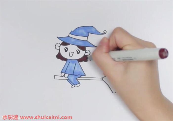 万圣节巫婆怎么画 万圣节巫婆简笔画画法
