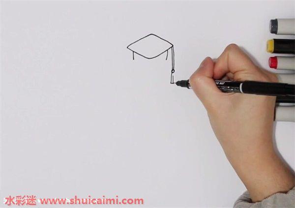 博士怎么画 博士简笔画画法