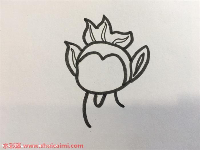 幼儿卡通吉祥物简笔画简单教程