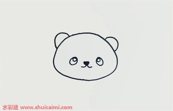 简易熊猫简笔画怎么画简单彩色