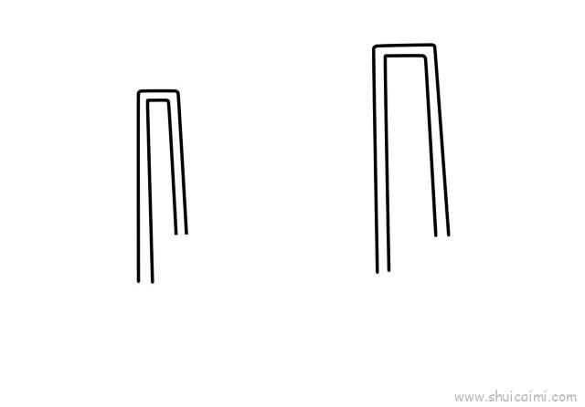 斜拉桥儿童画怎么画 斜拉桥简笔画图片大全